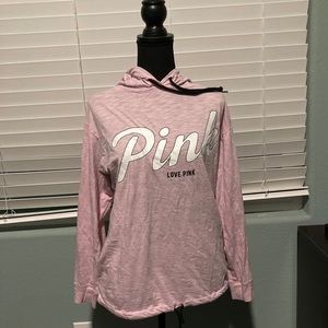Pink Victoria’s Secret pink hoodie